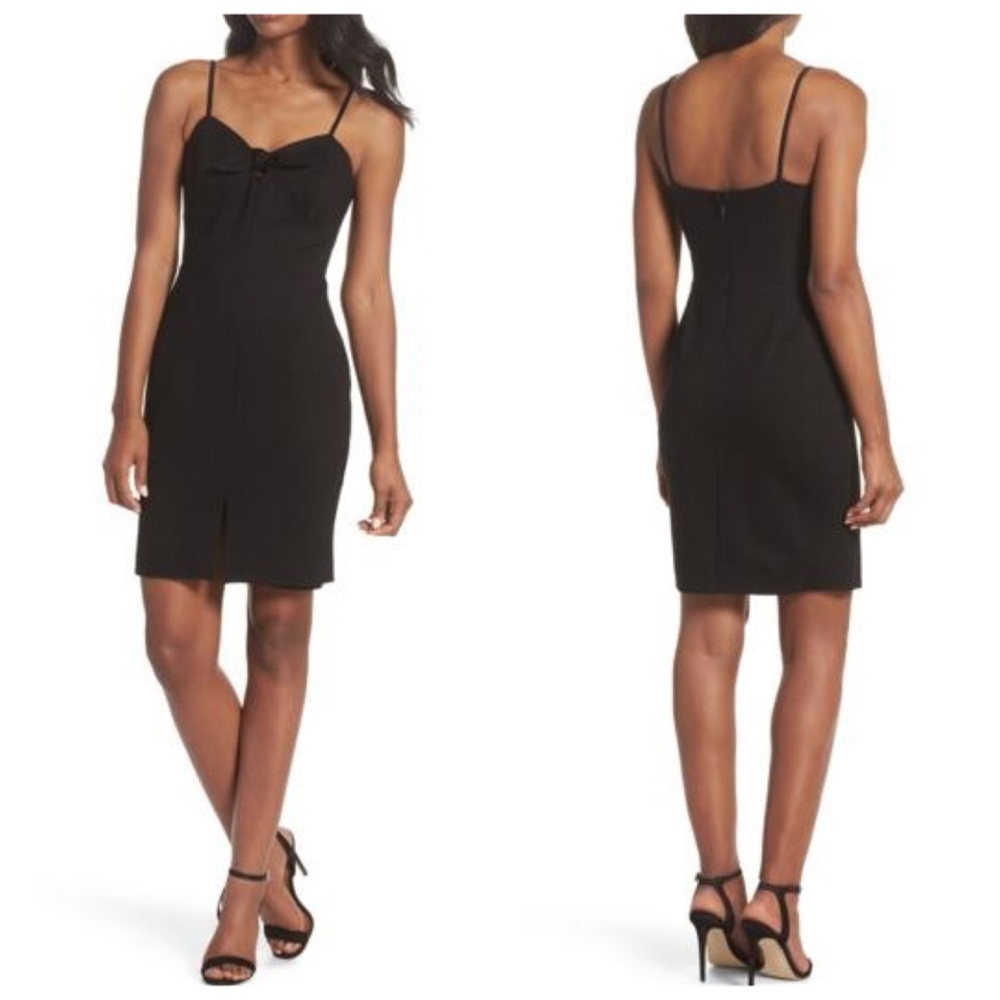 Tie Front Sheath Dress